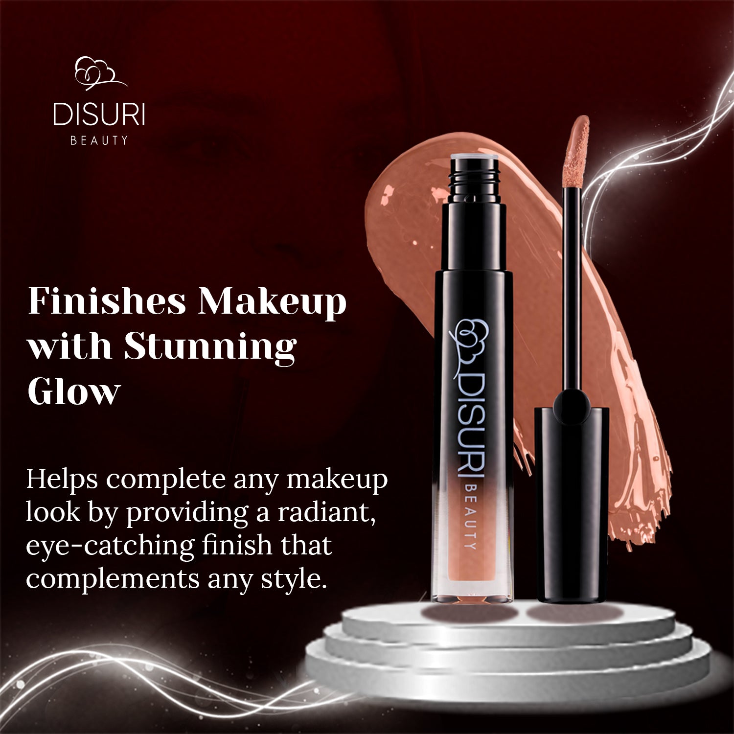 DISURI Beauty Glossy Blast Lip Gloss - Light Nude (M51)