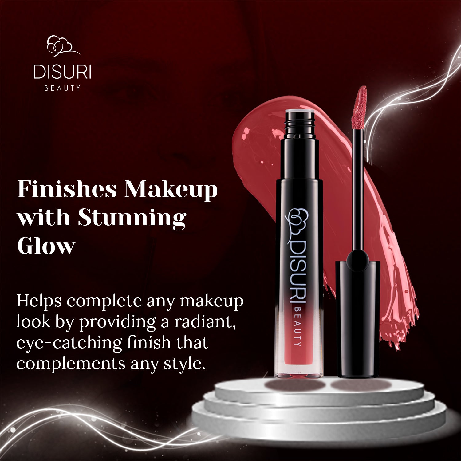 DISURI Beauty Glossy Blast Lip Gloss - Keep It Thoro (M40)