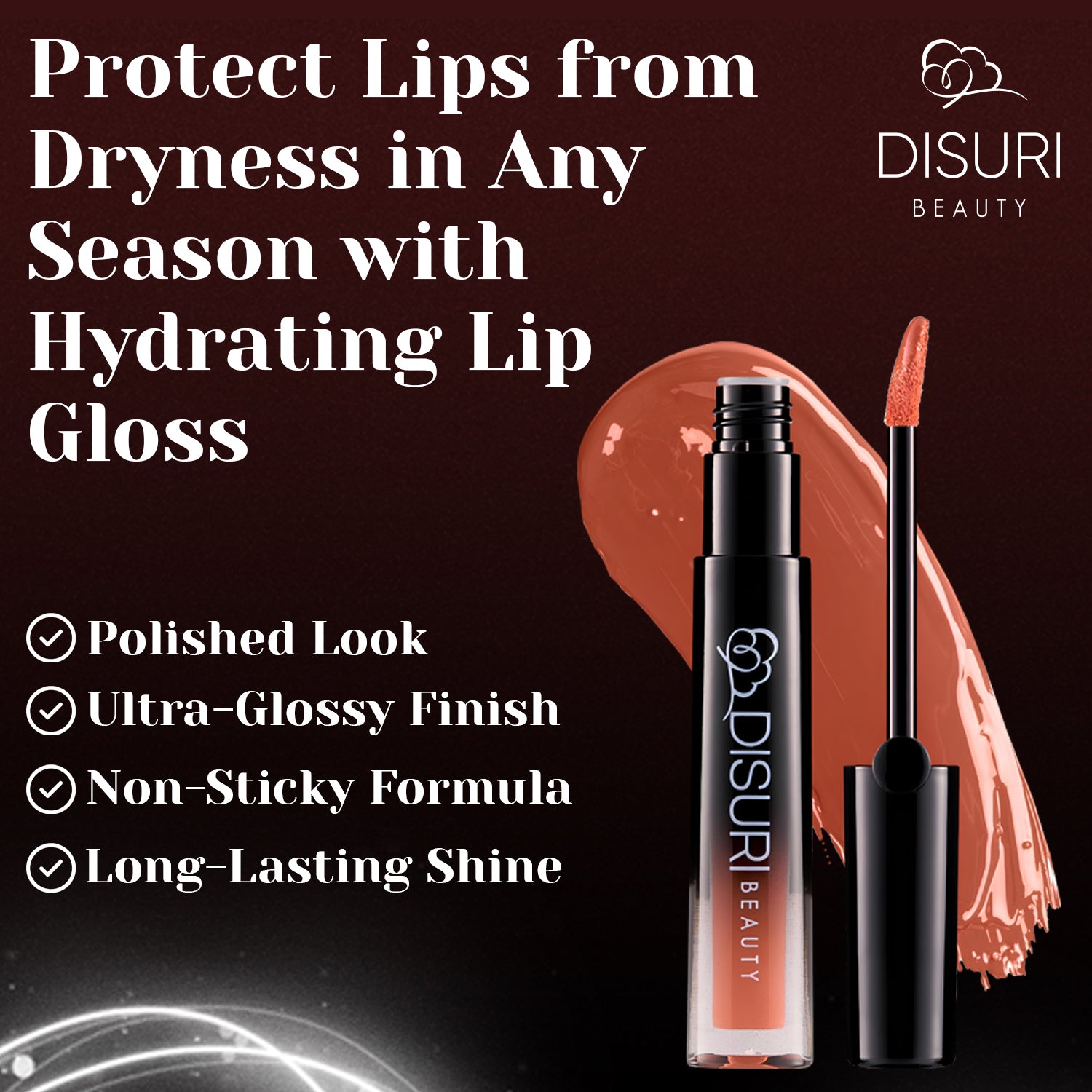 DISURI Beauty Glossy Blast Lip Gloss - Tropical Twist (M34)