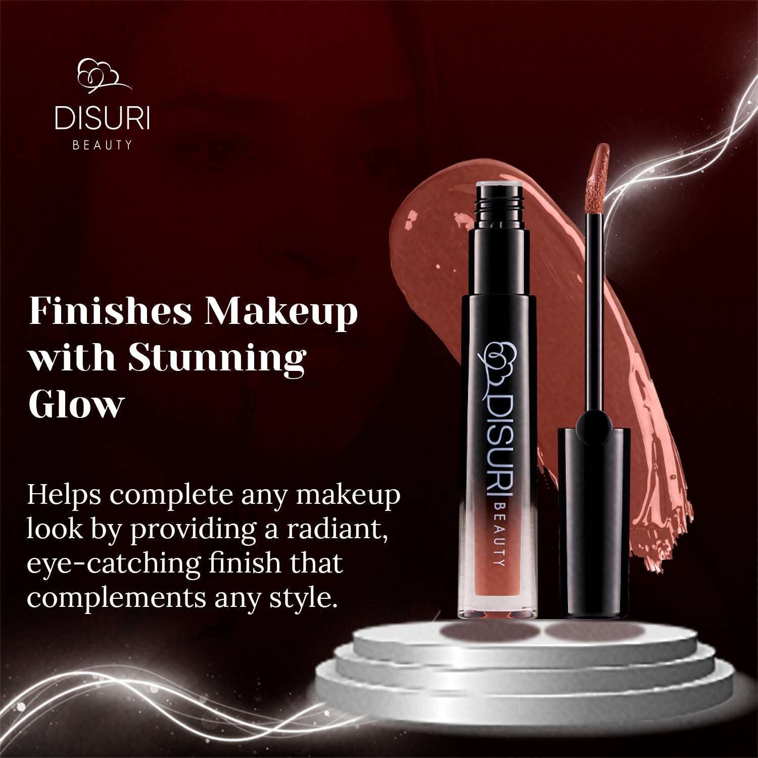 DISURI Beauty Glossy Blast Lip Gloss - Mocha (M35)