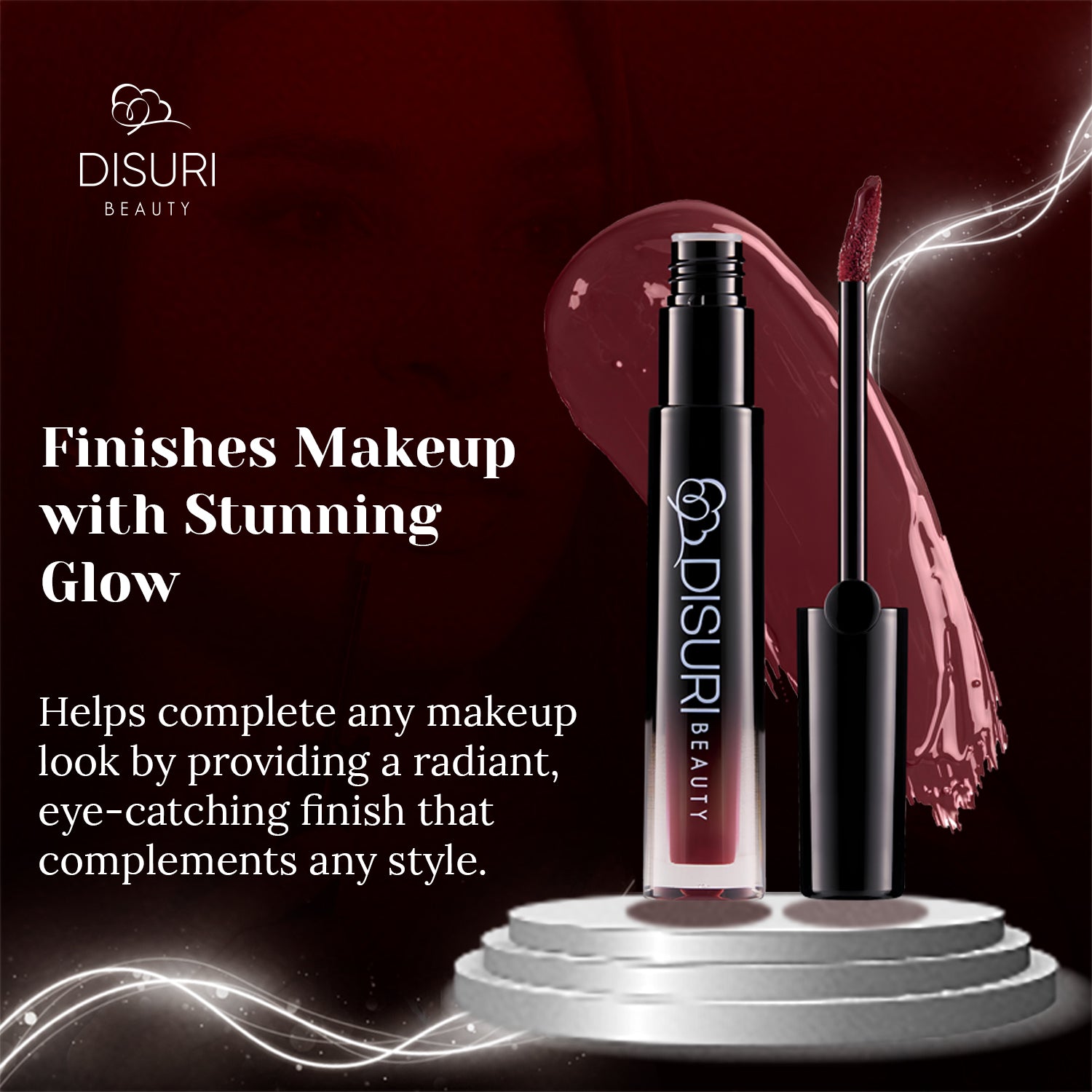 DISURI Beauty Glossy Blast Lip Gloss - La Brechadora (M62)