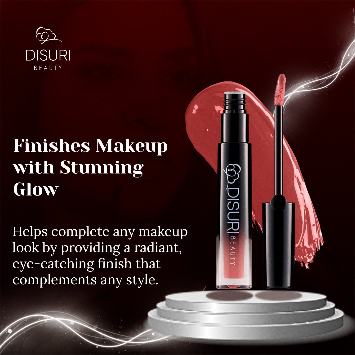 DISURI Beauty Glossy Blast Lip Gloss - Watermelon Rush (M10)