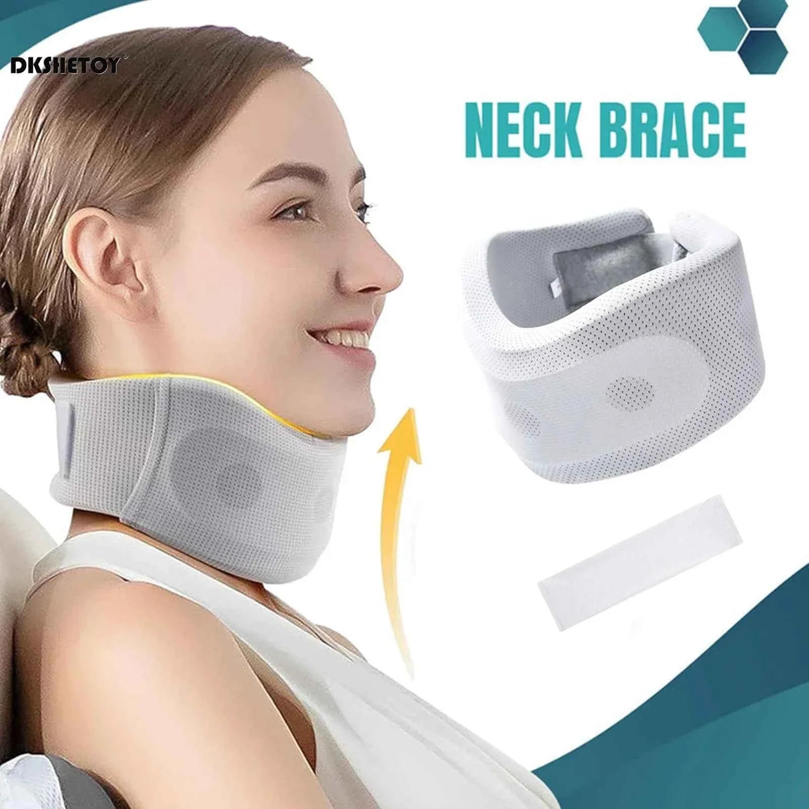 NeckEase™ Soft Foam Neck Brace – Pain Relief & Support