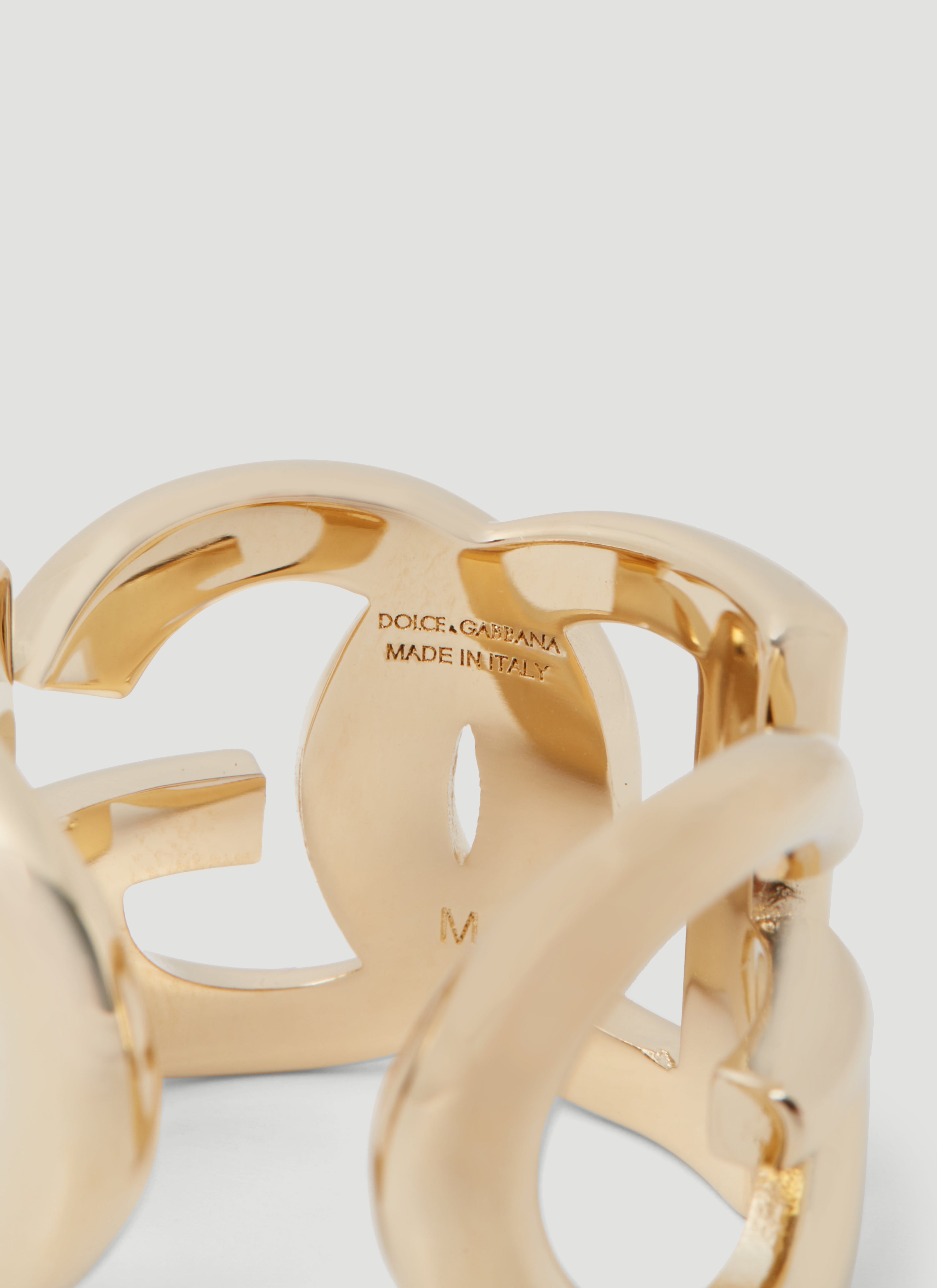 Dolce & Gabbana Men Dg Logo Ring by Luosophy