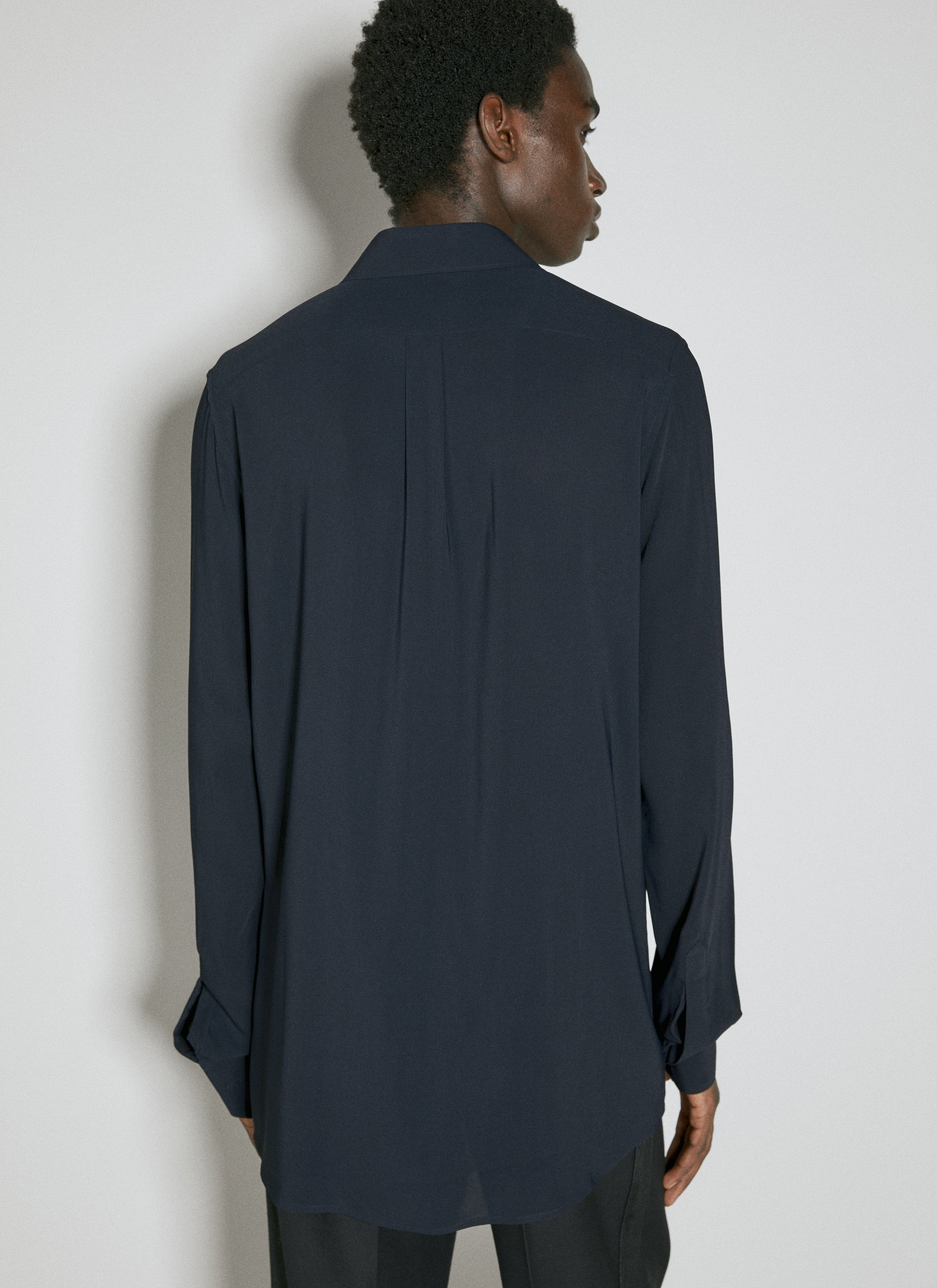 Dolce & Gabbana Men Martini Fit Stretch Charmeuse Shirt by Luosophy