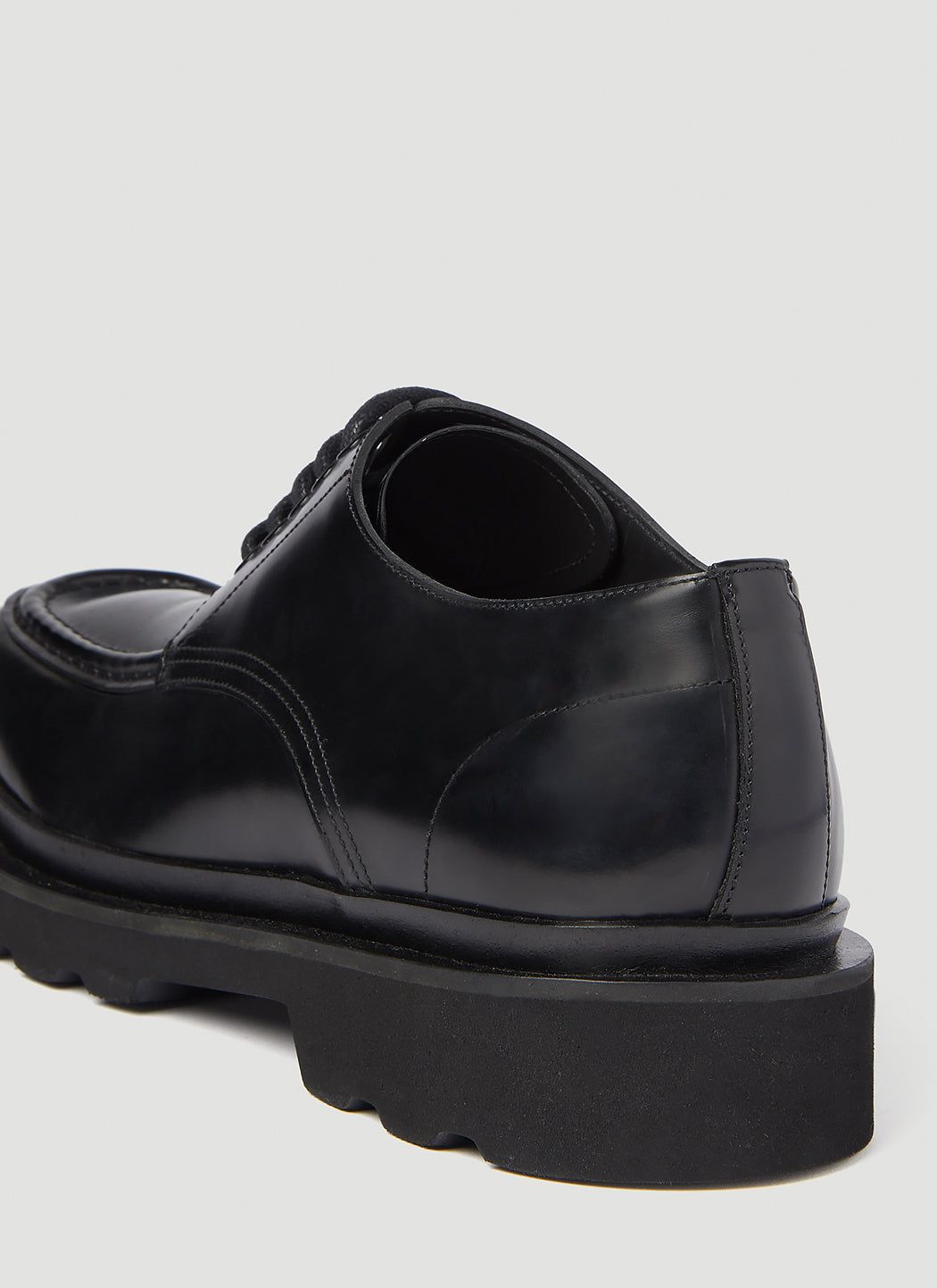 Dolce & Gabbana Men Brushed Leather Derby Shoes by Luosophy