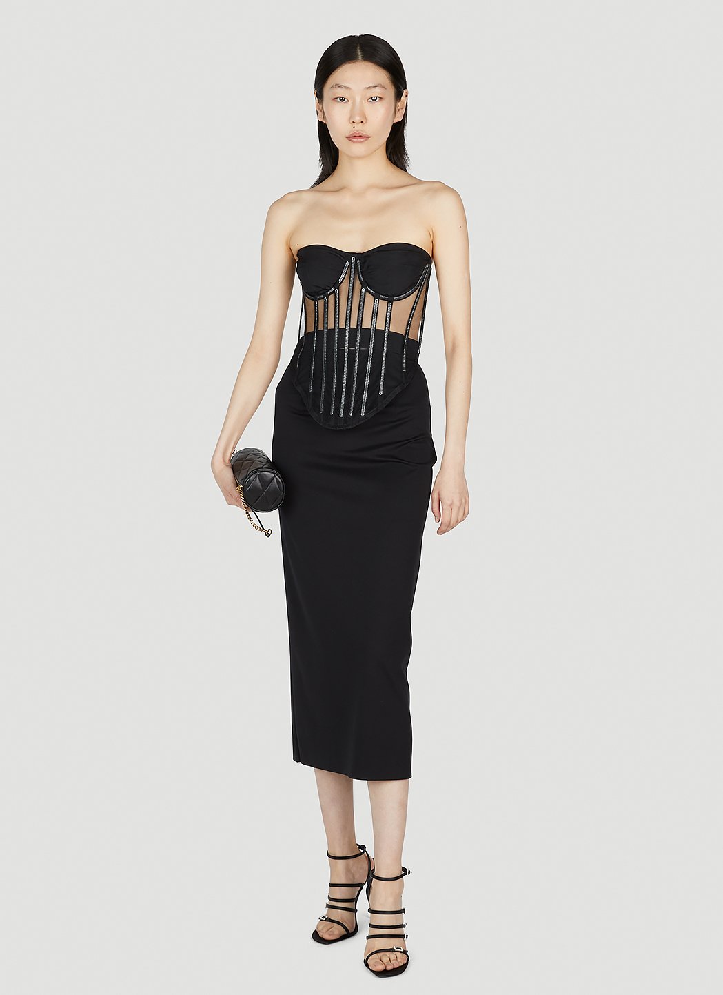 Dolce & Gabbana Women Kim Embellished Corset Top by Luosophy