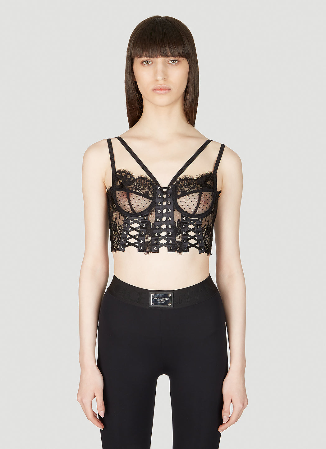 Dolce & Gabbana Women Floral Lace Bralette Top by Luosophy
