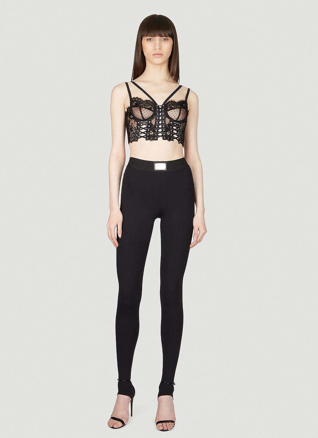 Dolce & Gabbana Women Floral Lace Bralette Top by Luosophy