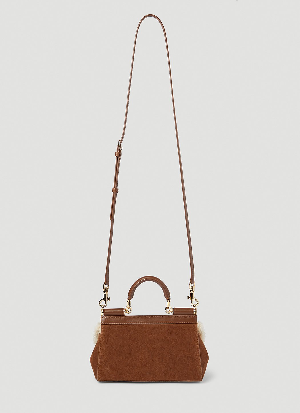 Dolce & Gabbana Women Sicily Suede Small Handbag by Luosophy