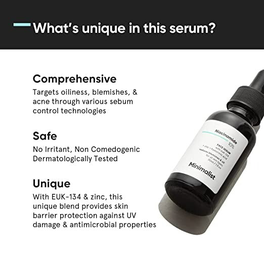 Minimalist 10% Niacinamide Face Serum by Dista