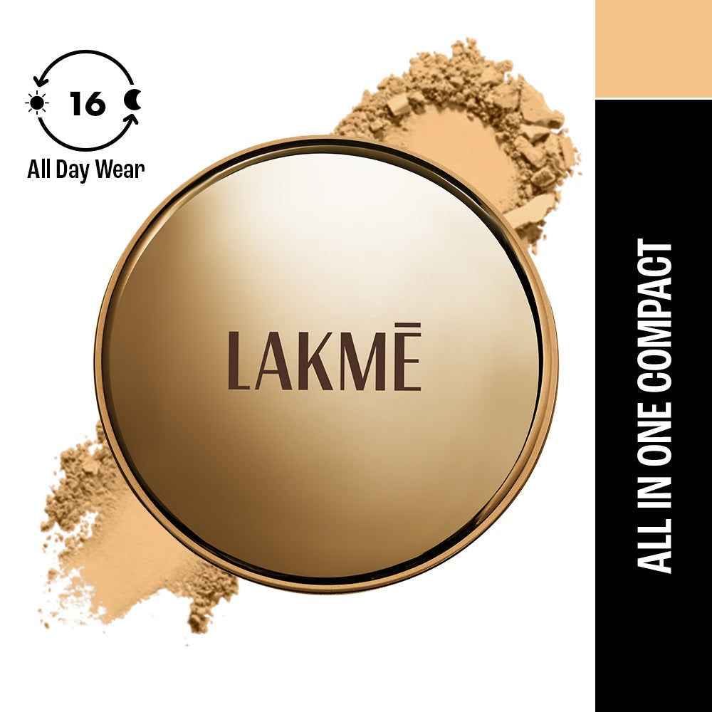Lakme 9 To 5 Primer with Matte Powder Foundation Compact - Ivory Cream