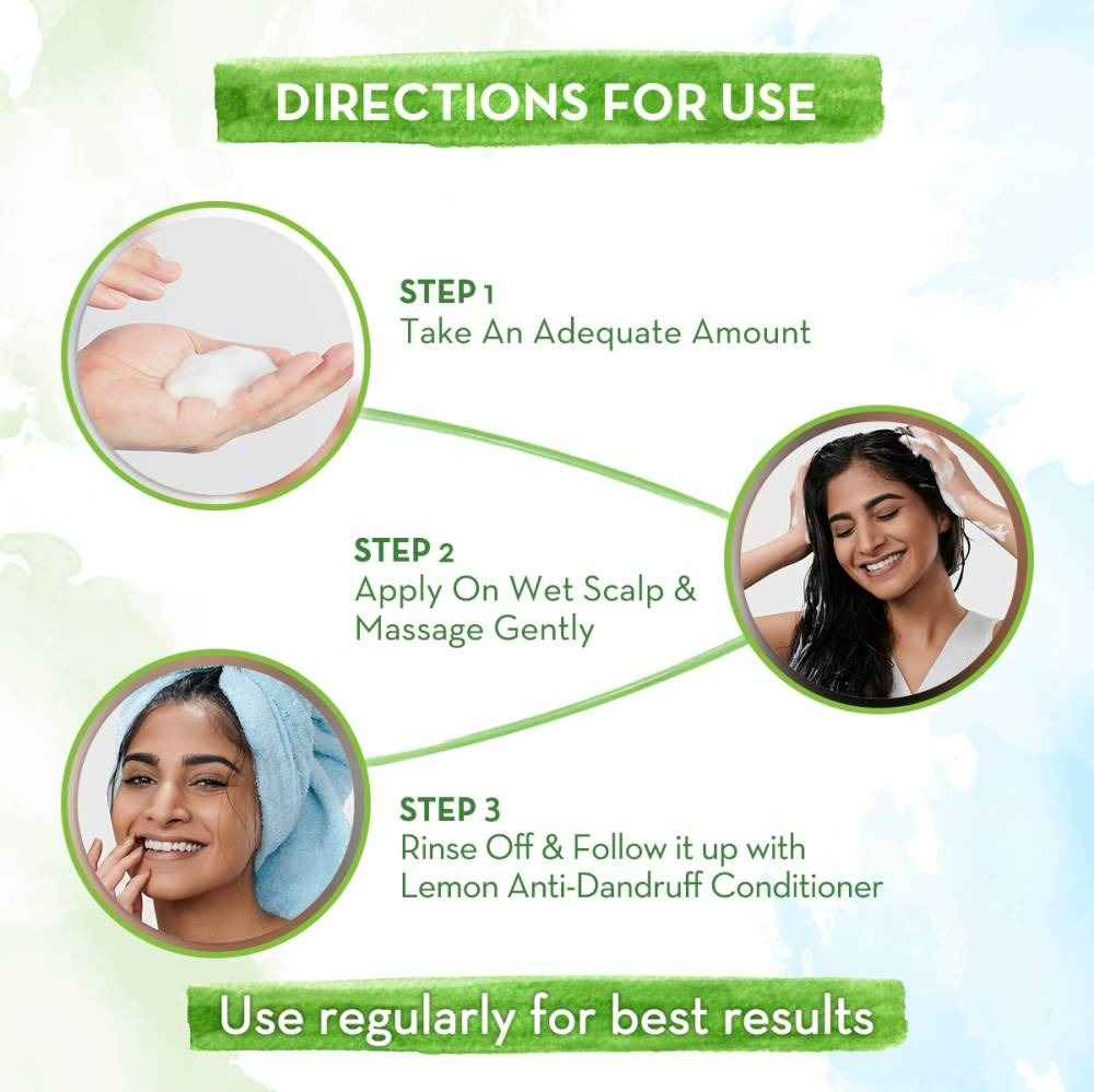 Mamaearth Lemon Anti-Dandruff Shampoo For Itchy & Flaky Scalp