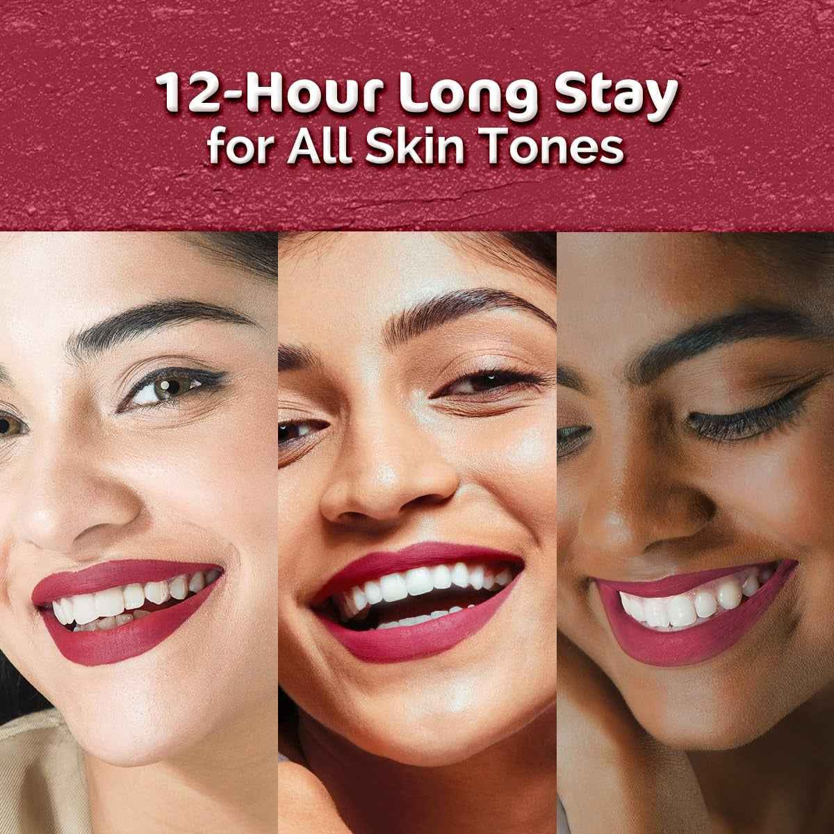 Mamaearth Moisture Matte Long Stay Lipstick-Bubblegum Nude