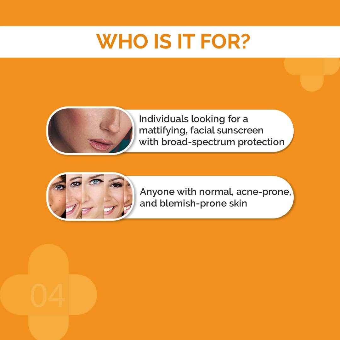 The Derma Co Ultra Matte Sunscreen Gel for Broad Spectrum Protection