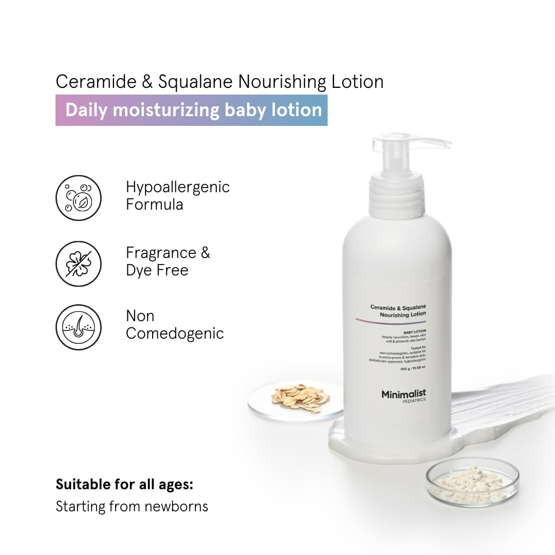 Minimalist Ceramide & Squalane Nourishing Baby Lotion by Dista