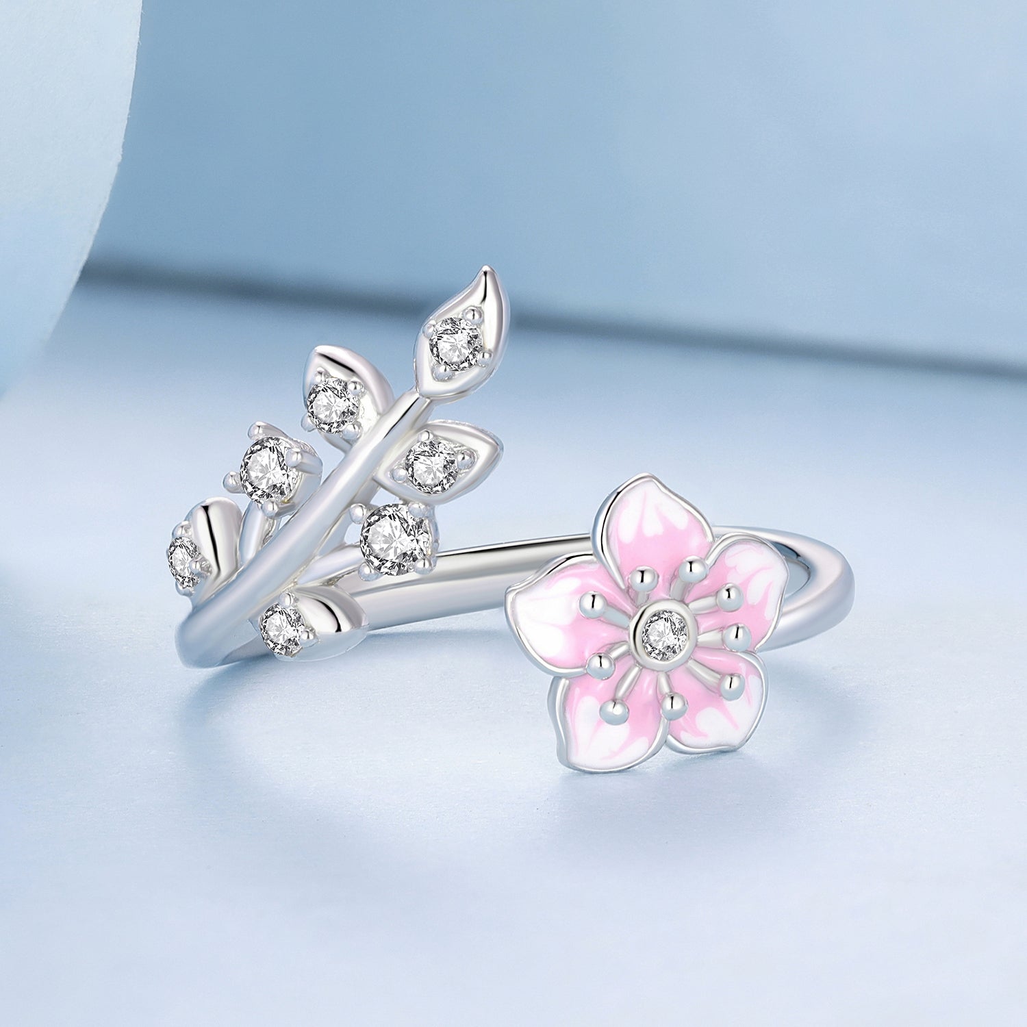 925 Sterling Silver Enamel Plated Platinum Ring 1.9mm for Women DestGlow