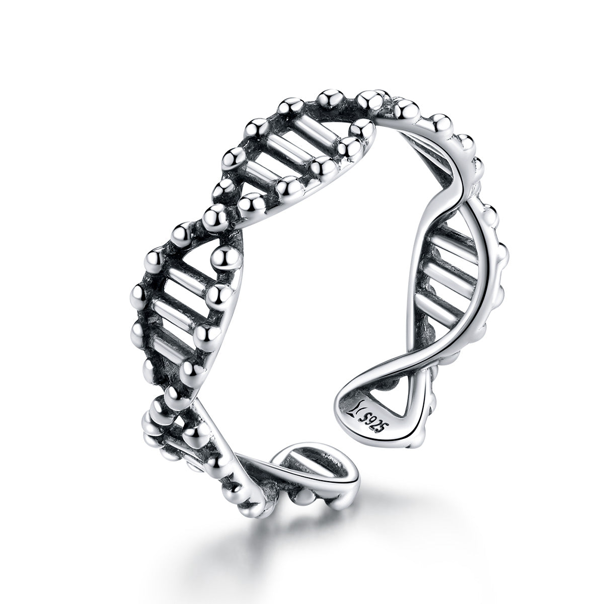 925 Sterling Silver Oxidized Ring for Women by Bids.com
