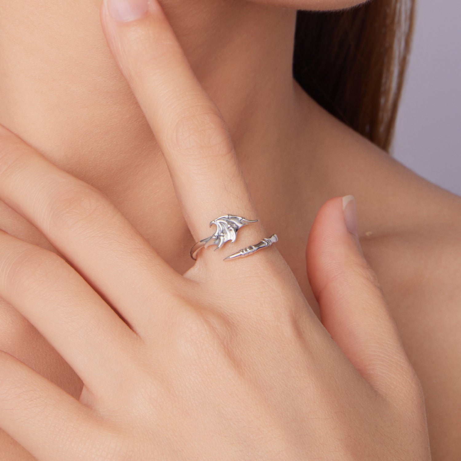 925 Sterling Silver Oxidized Silver 0.7cm Swing Rings for Women DestGlow