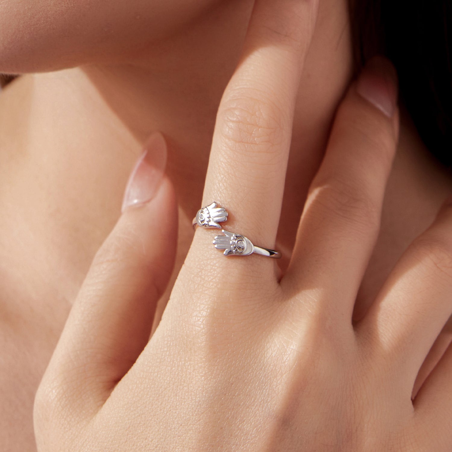 925 Sterling Silver Pavé Setting CZ Ring for Women DestGlow