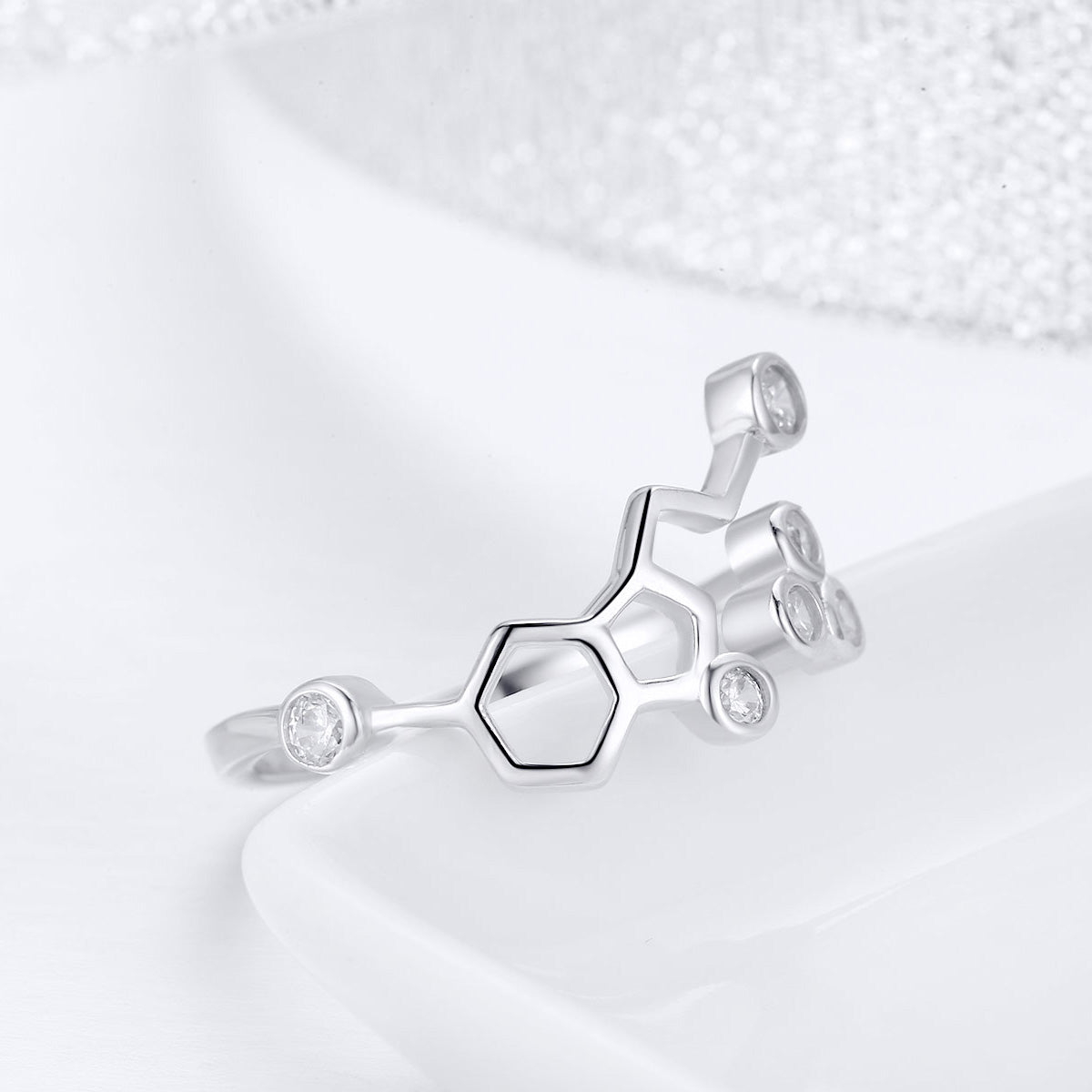 925 Sterling Silver 0.2cm Wide Ring for Women DestGlow