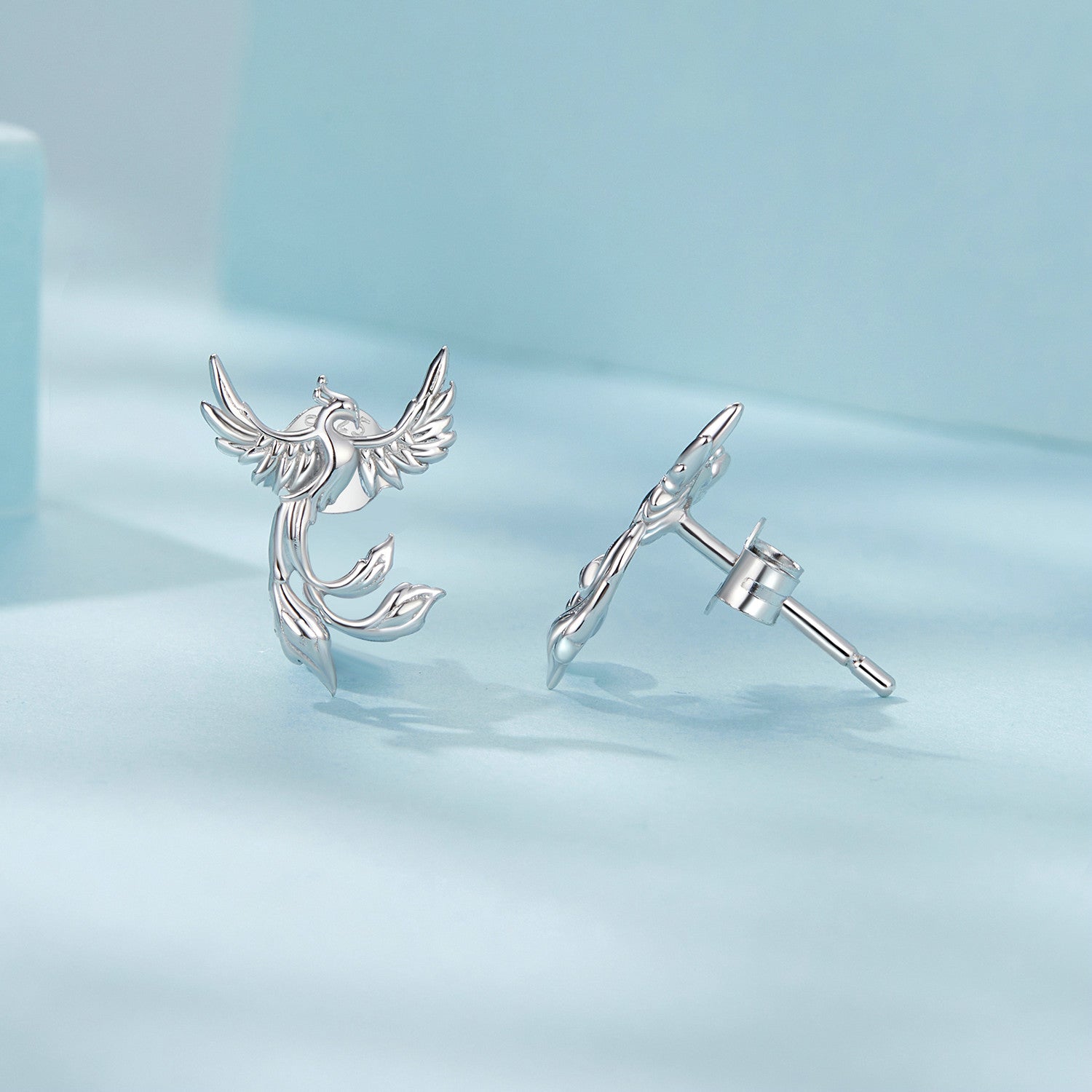 925 Sterling Silver Plated White Gold Earrings for Women DestGlow