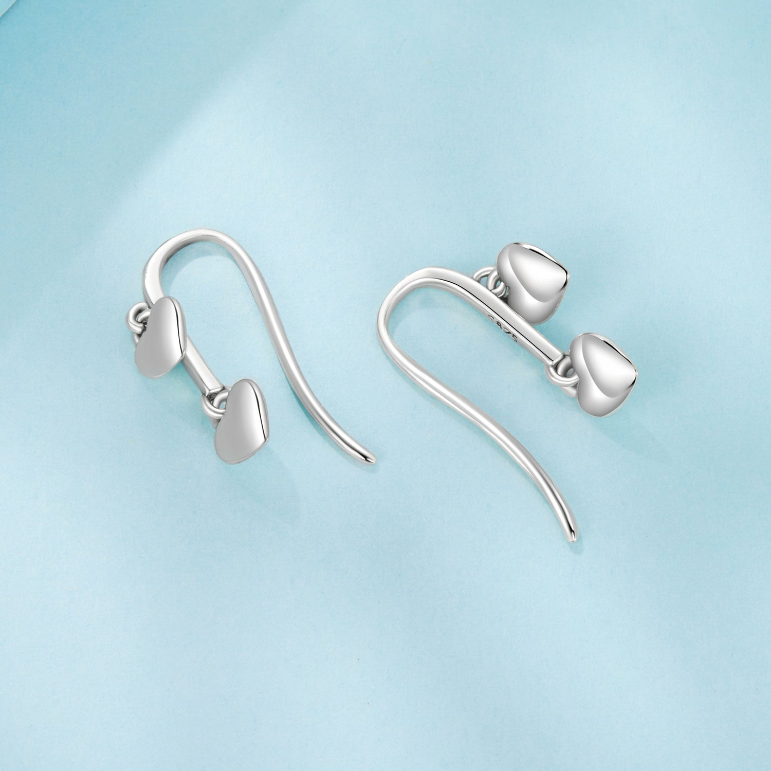 925 Sterling Silver Earrings 1.8*0.5cm for Women DestGlow