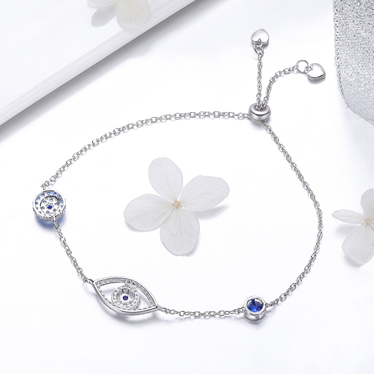 925 Sterling Silver Bracelet 22cm Length 0.9*2.2cm for Women DestGlow