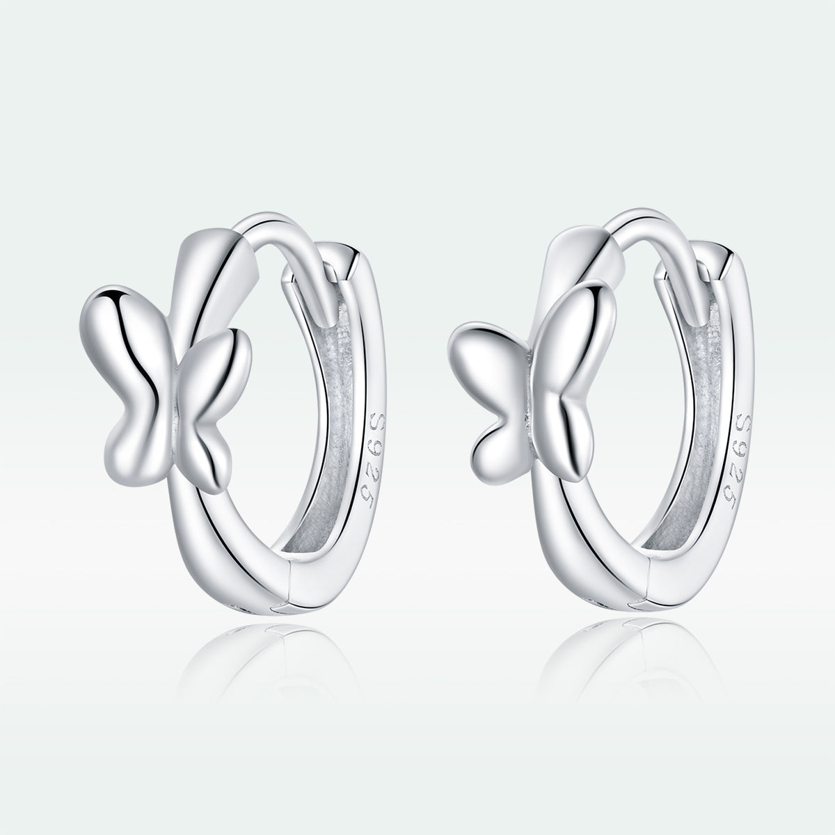 925 Sterling Silver Plated Platinum Earrings for Women DestGlow