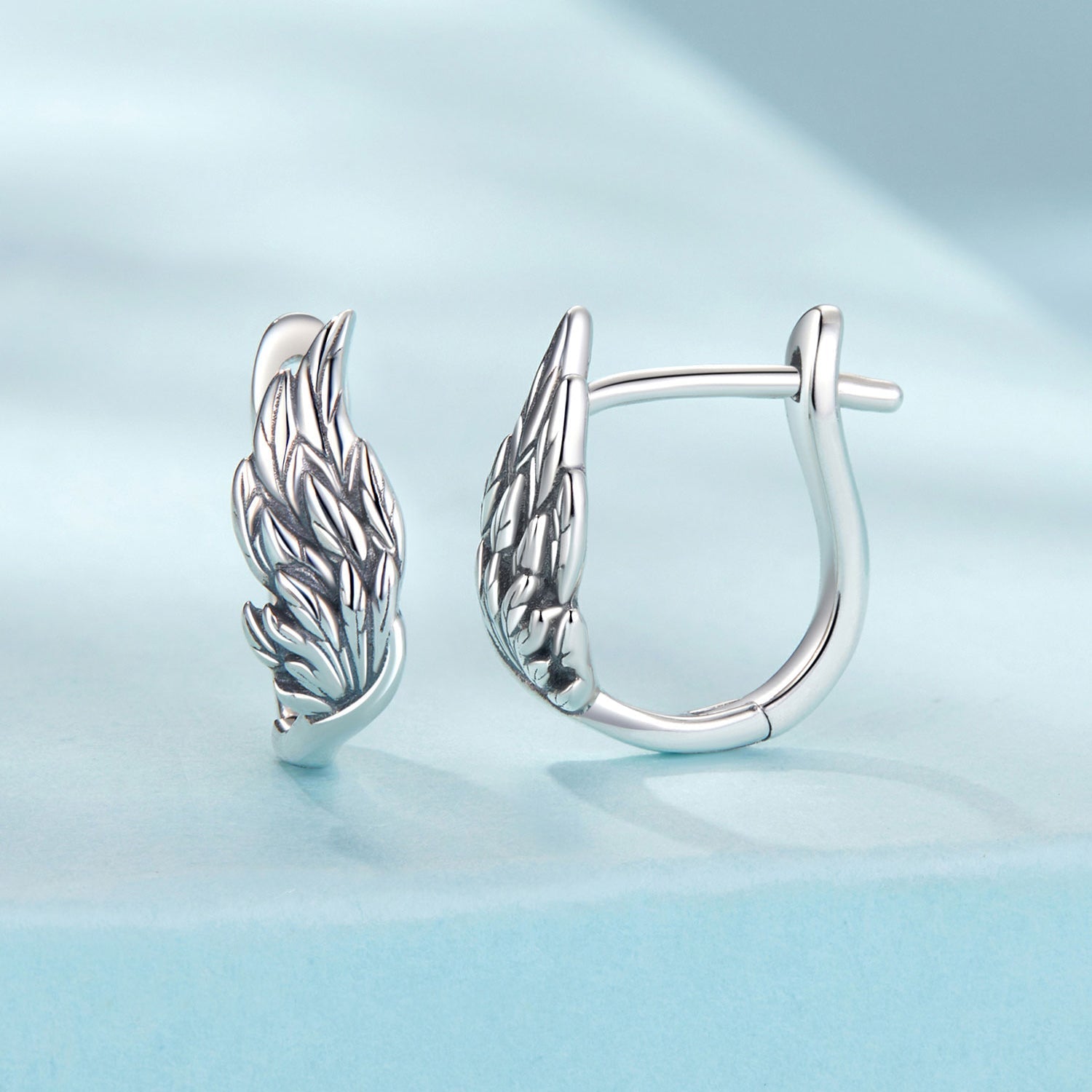 925 Sterling Silver Earrings with Oxidized Finish, 1.3x0.5cm for Women DestGlow