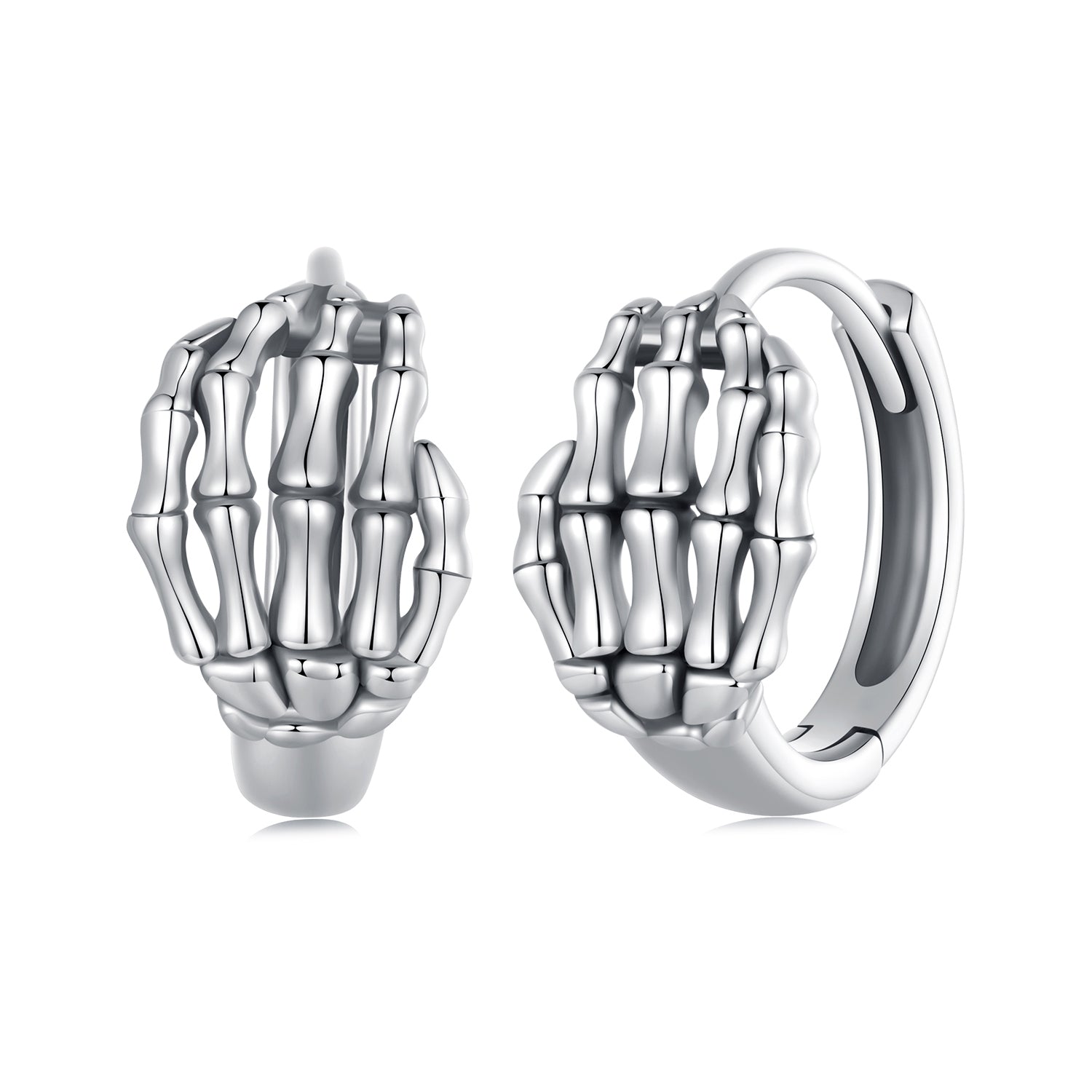 925 Sterling Silver Oxidized Earrings 12x7mm for Women DestGlow