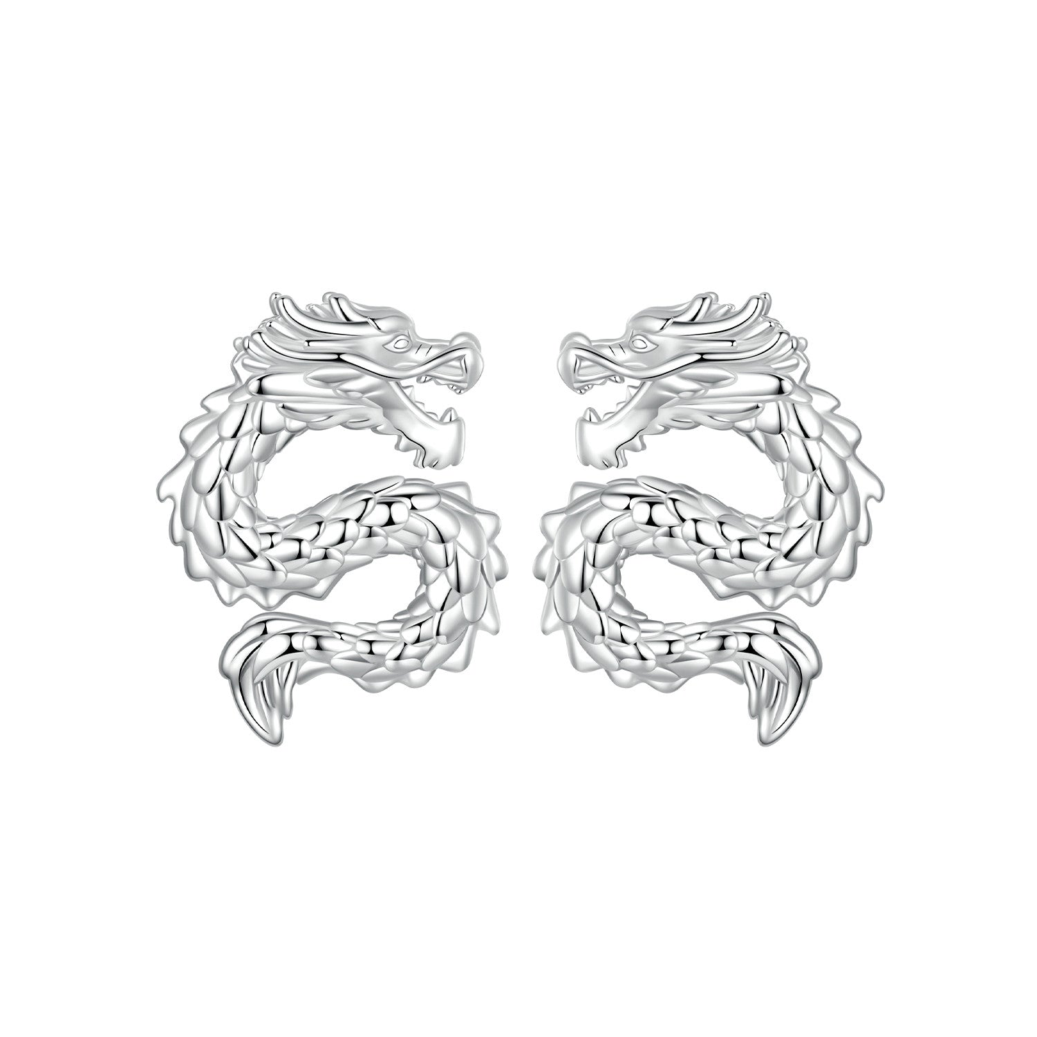925 Sterling Silver Plated White Gold Earrings DestGlow