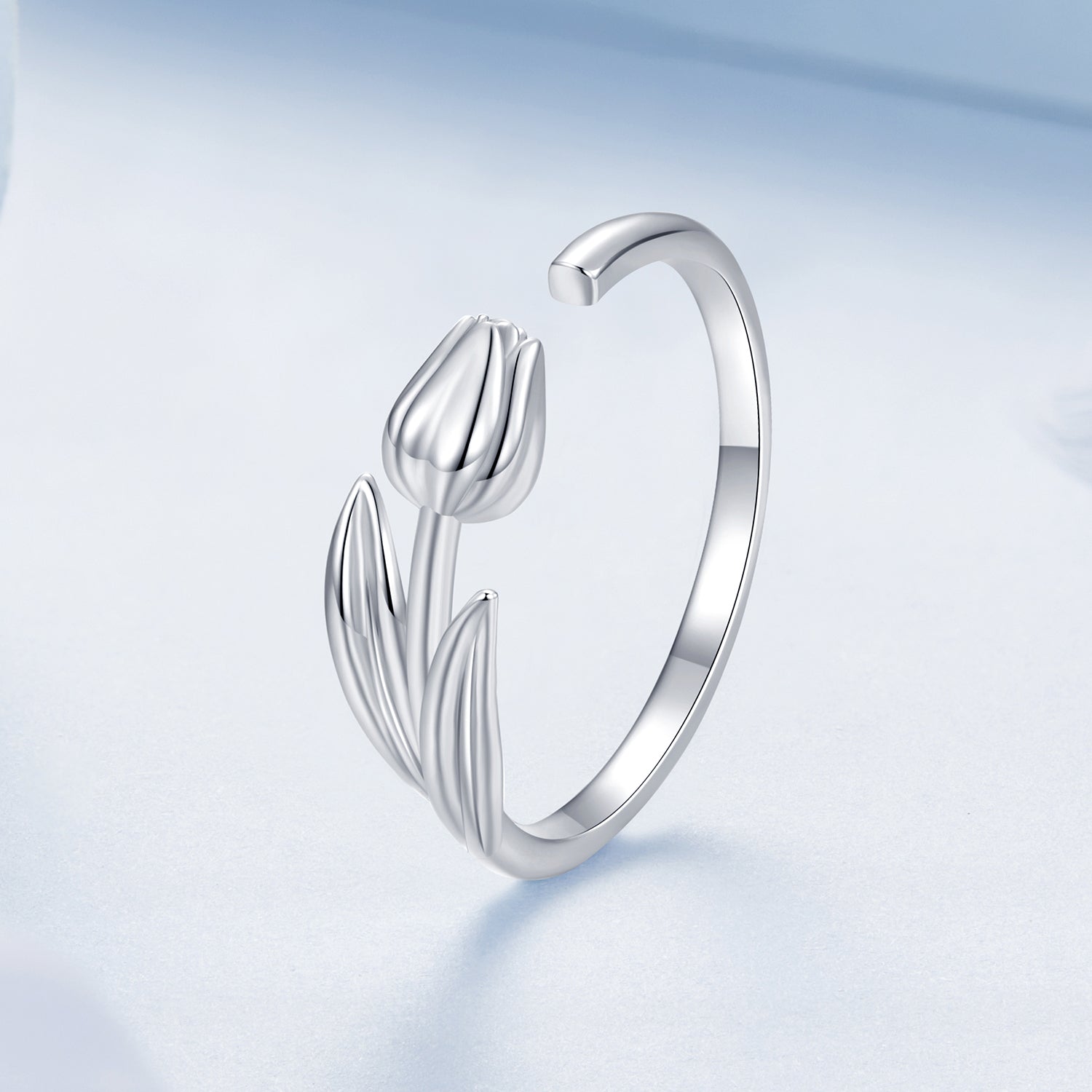925 Sterling Silver Plated White Gold 0.18cm Rings for Women DestGlow