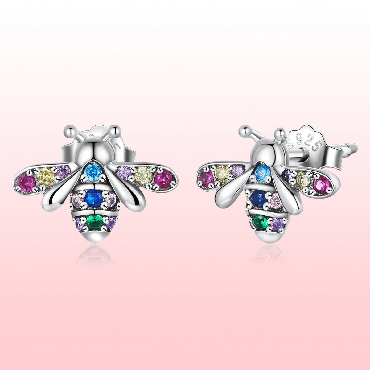 925 Sterling Silver Pavé Setting CZ Earrings for Women DestGlow