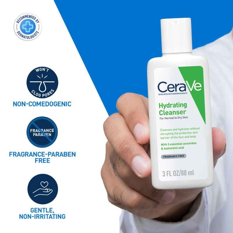 Cerave Hydrating Cleanser for Normal to Dry Skin