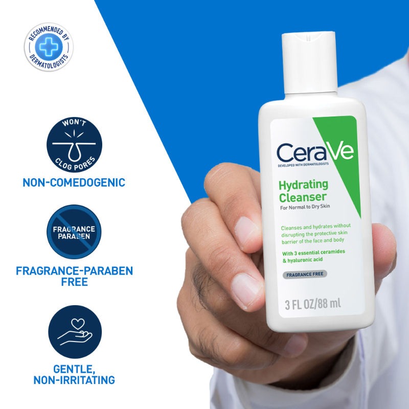 Cerave Hydrating Cleanser for Normal to Dry Skin by Dista