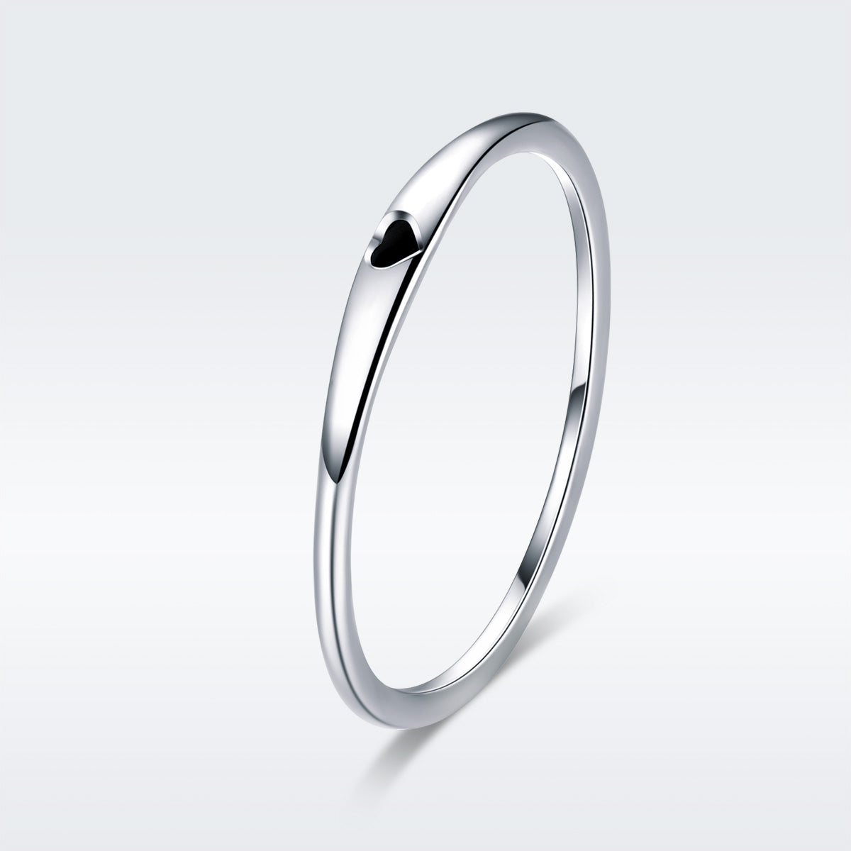 925 Sterling Silver Ring - Size 5.0, 2mm Width, S925 for Women DestGlow