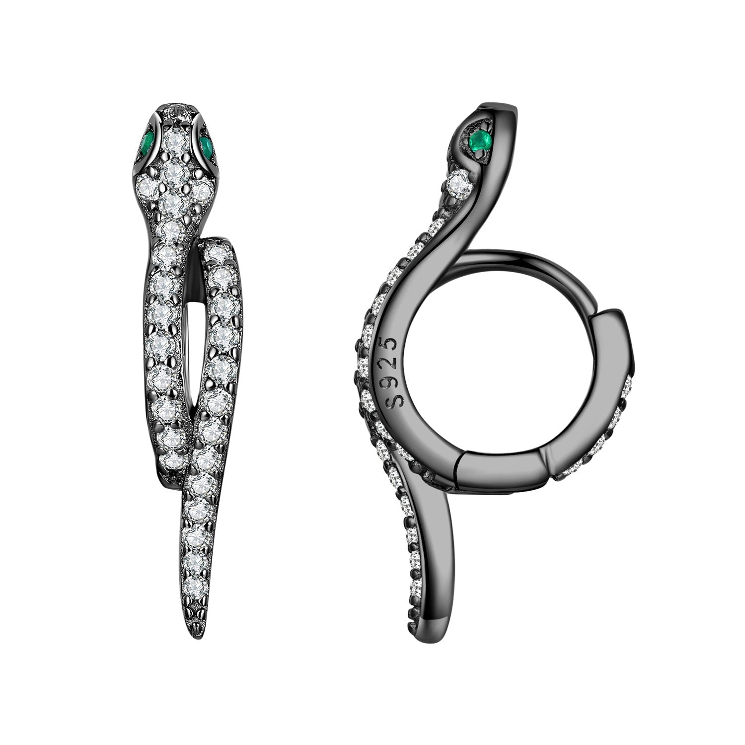 S925 Sterling Silver Pavé Setting CZ Earrings for Women DestGlow