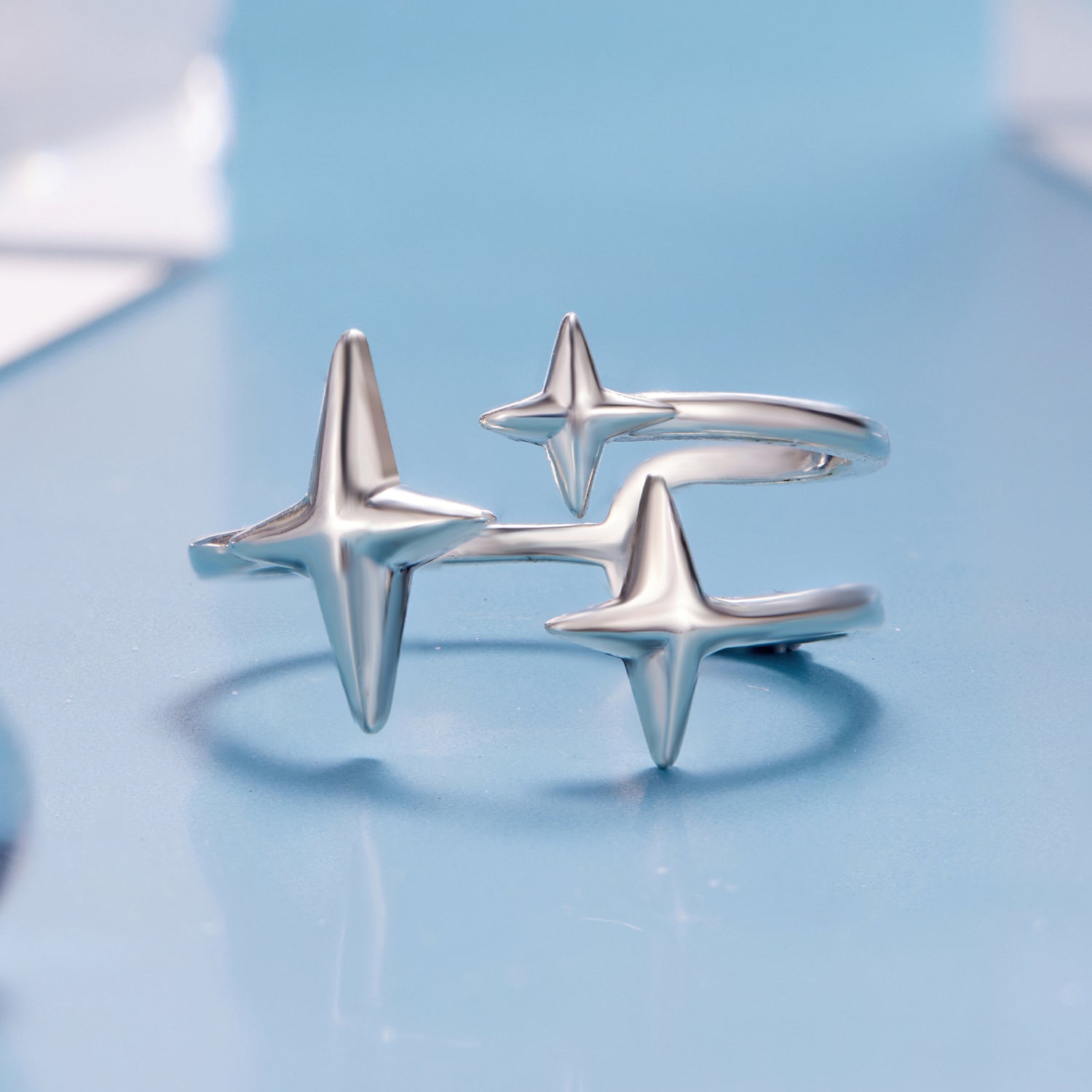 925 Sterling Silver Oxidized Silver Ring for Women DestGlow