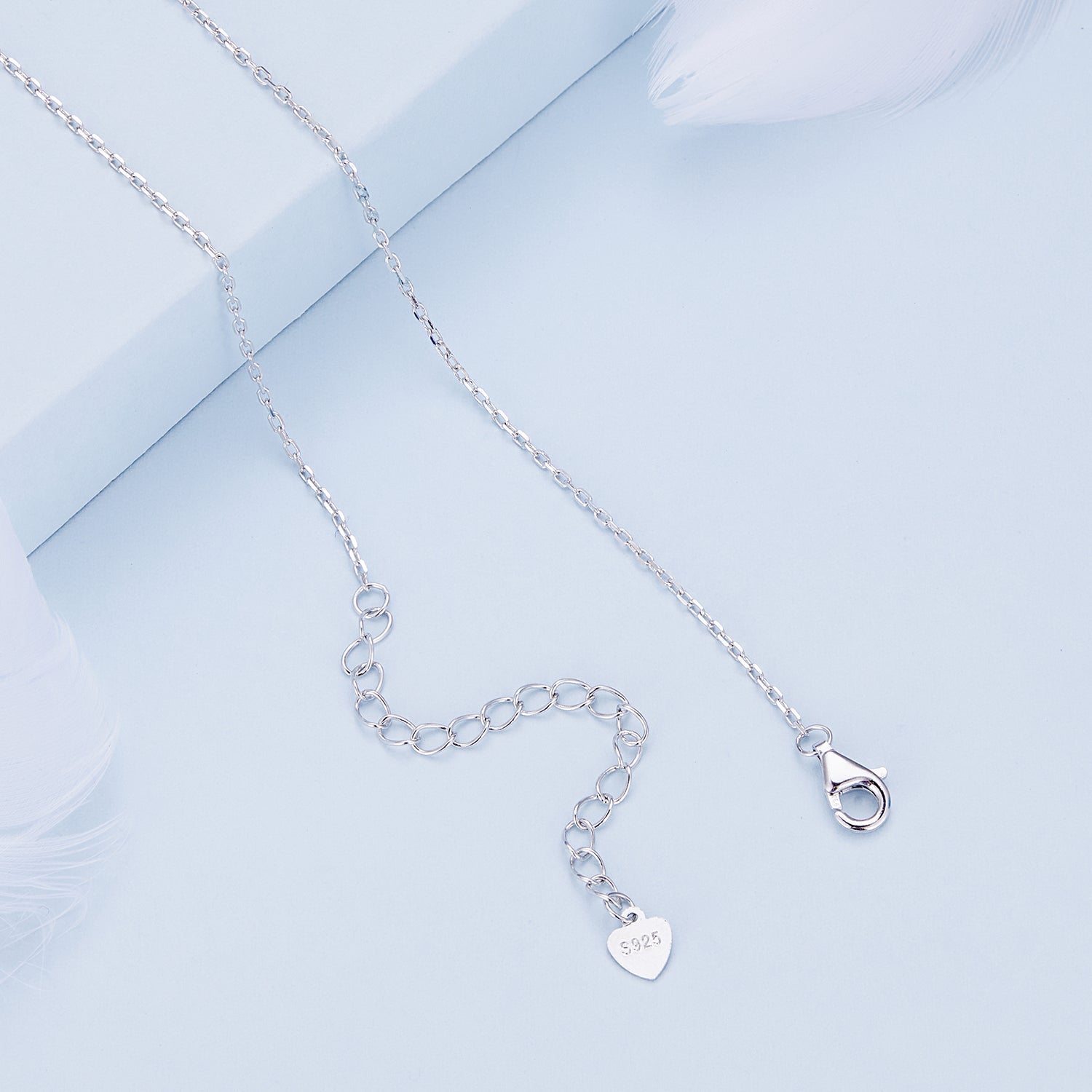 925 Sterling Silver Butterfly Necklace with Pavé Setting CZ, 40cm Length for Women DestGlow