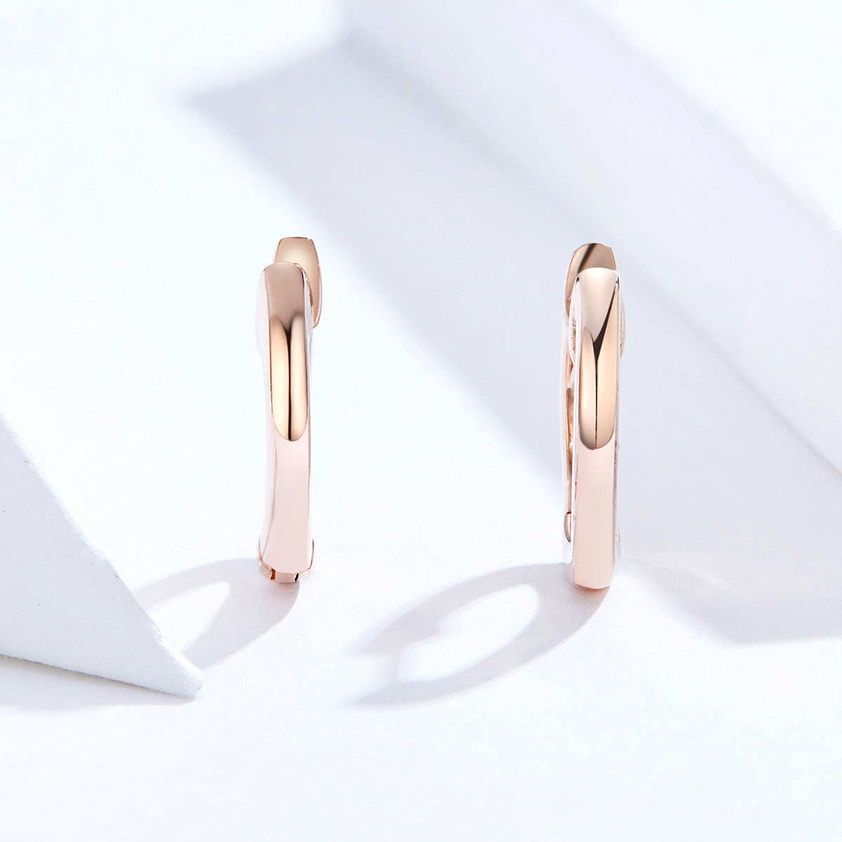 925 Sterling Silver Plated Black Gold Earrings for Women DestGlow