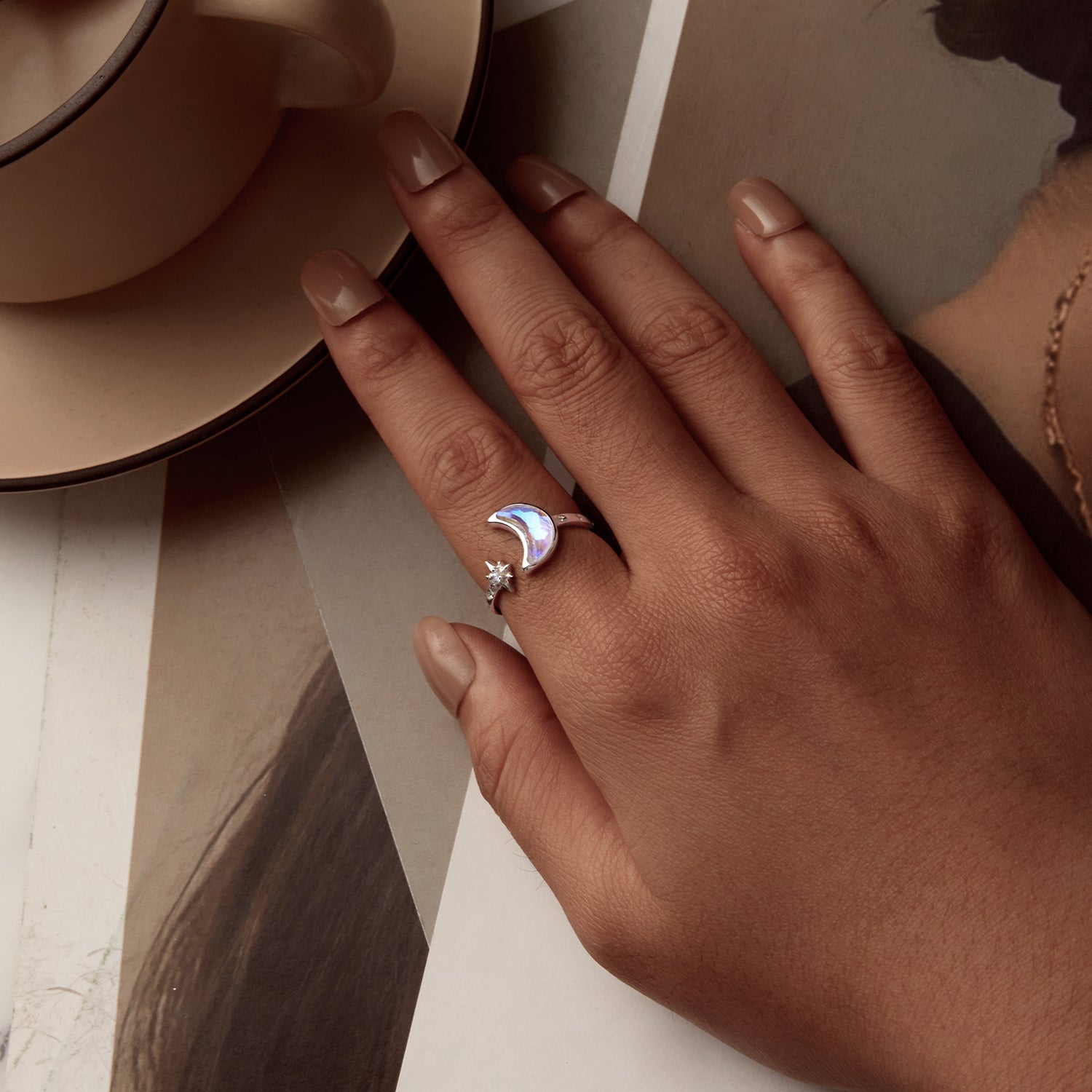 925 Sterling Silver Ring with Pavé Setting CZ in 1.9mm Width for Women DestGlow