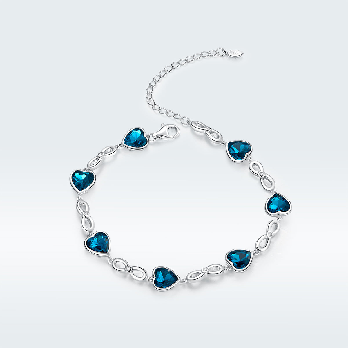 925 Sterling Silver Adjustable Bracelet for Women DestGlow