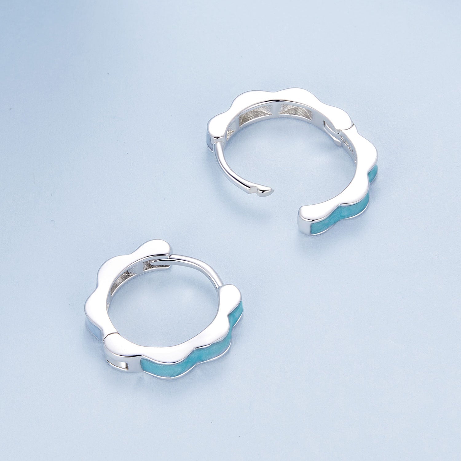 925 Sterling Silver Enamel Plated Earrings for Women DestGlow