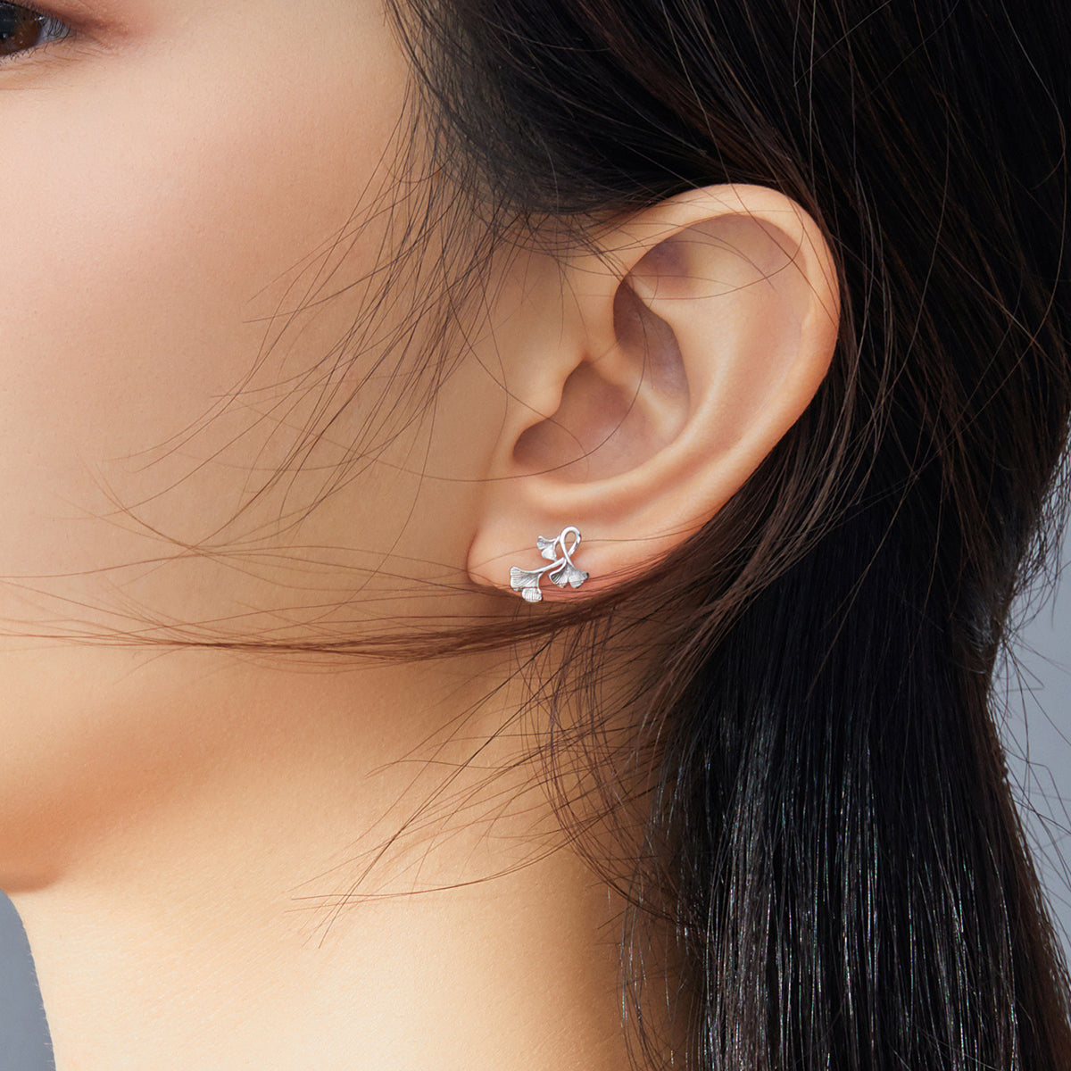 925 Sterling Silver Plated Platinum Wiredrawing Earrings DestGlow