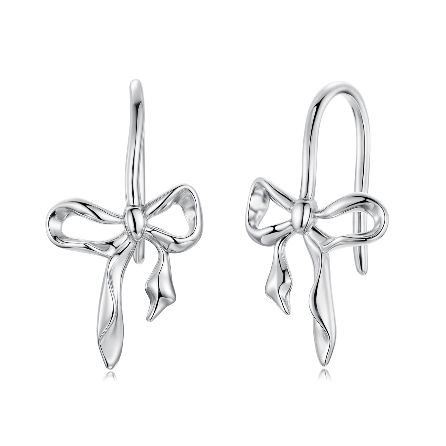 925 Sterling Silver Earrings 1.8cm x 1.0cm for Women DestGlow