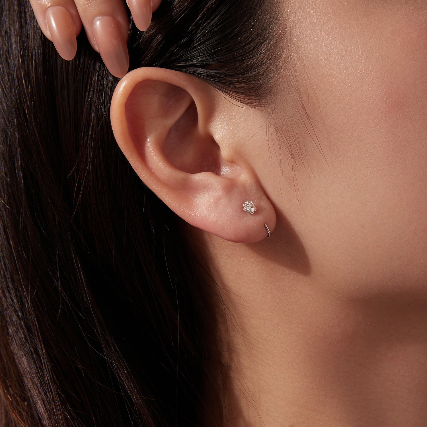 925 Sterling Silver Plated White Gold Earrings for Women DestGlow