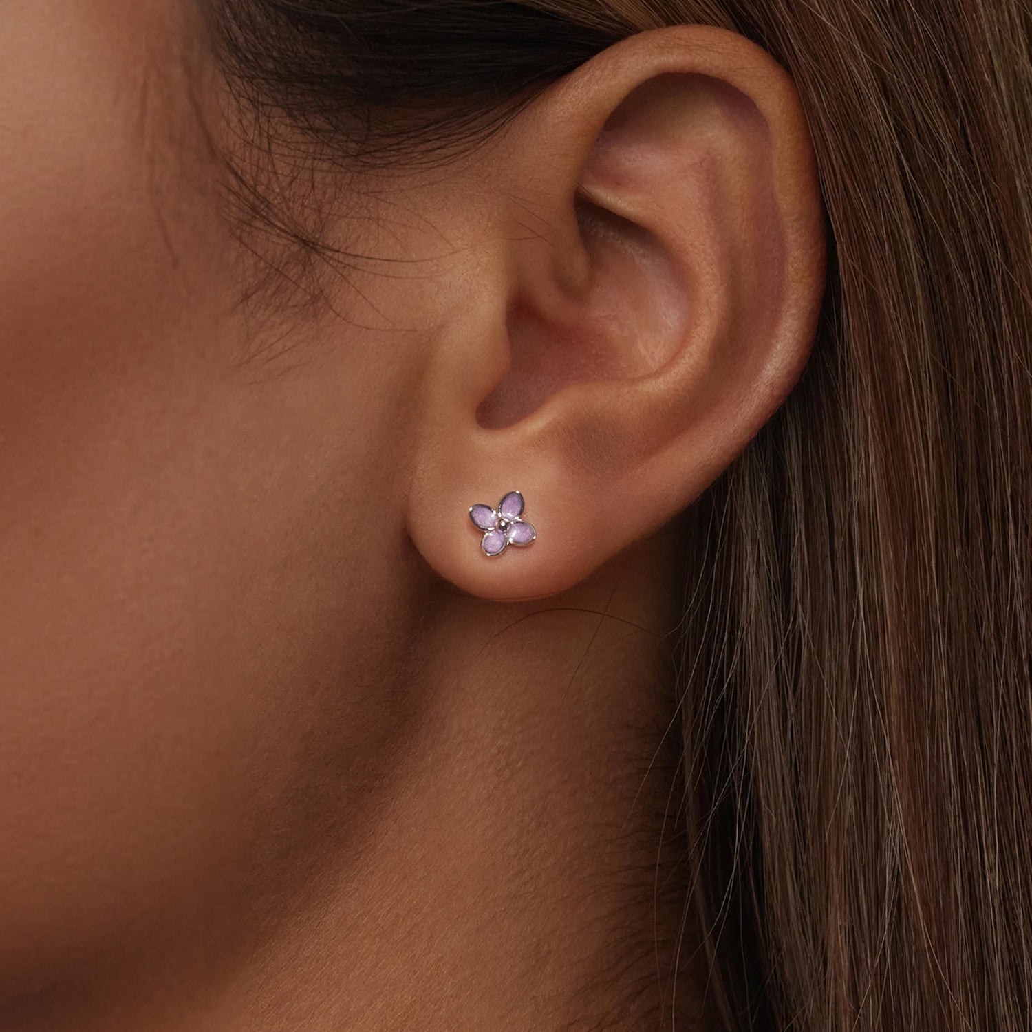 925 Sterling Silver Earrings with Enamel Process for Women DestGlow