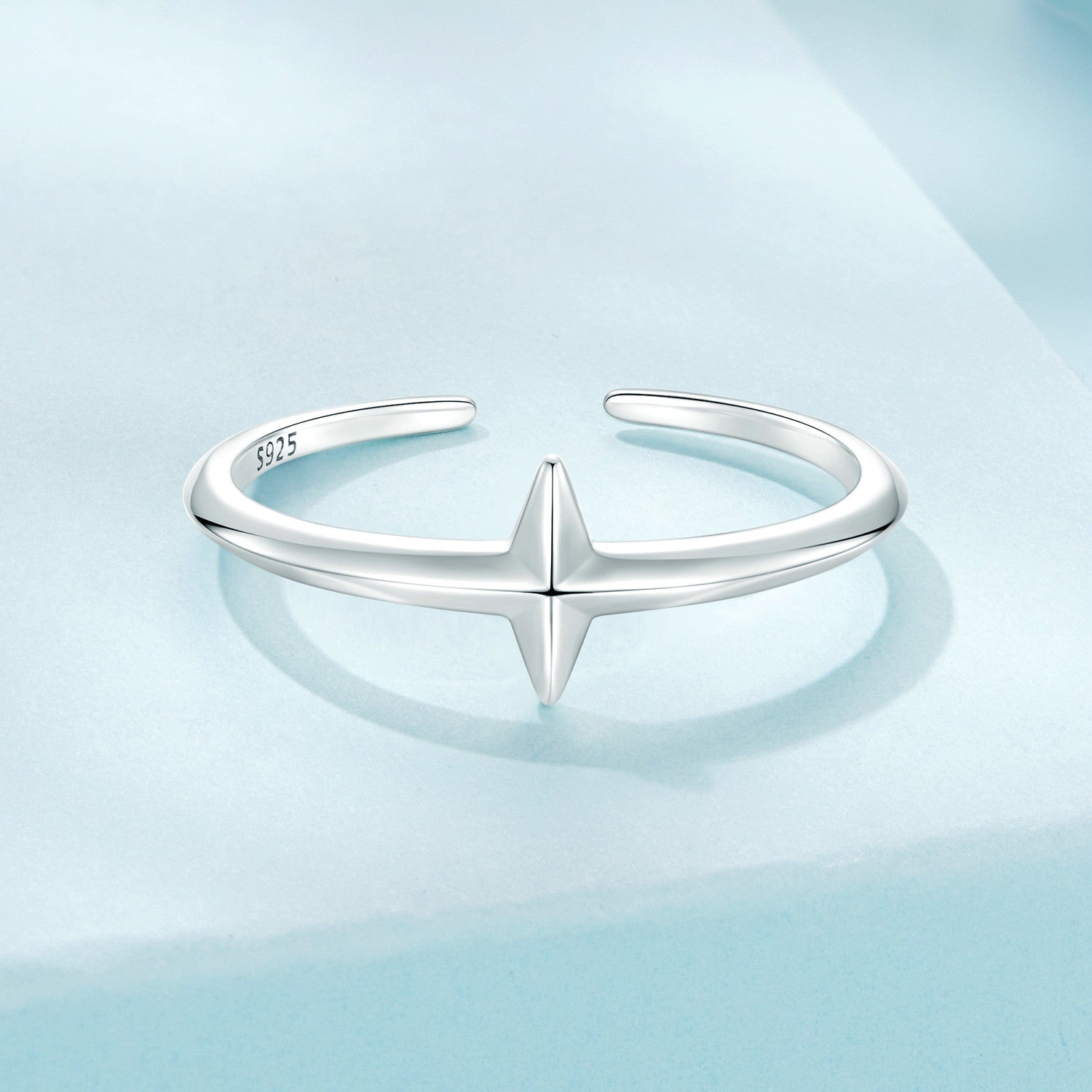925 Sterling Silver Oxidized Silver 0.12cm Ring for Men DestGlow
