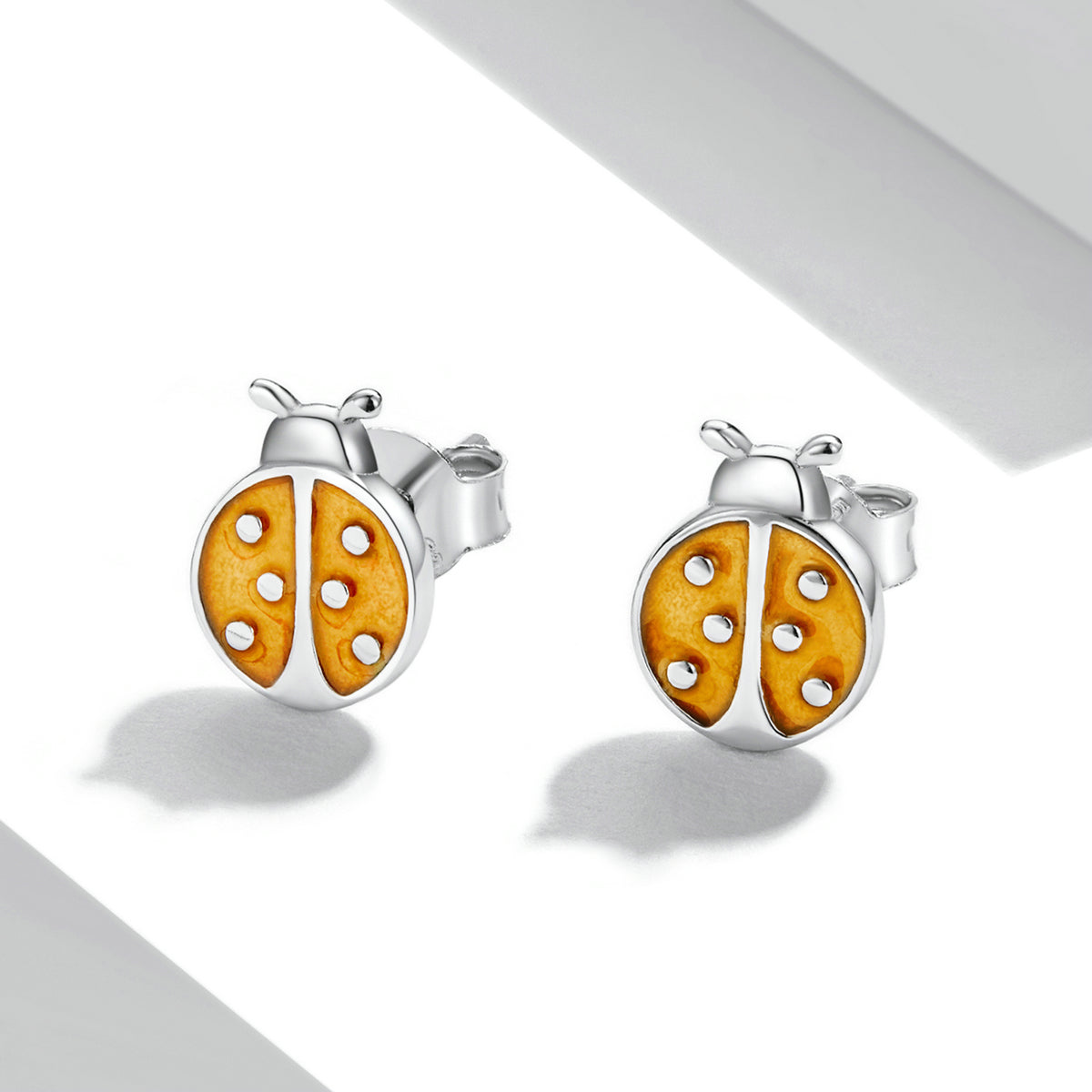 S925 Sterling Silver Enamel Earrings for Women DestGlow